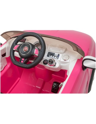 500 electric Car 12V pink WON384748 Globo | Futurartshop.com