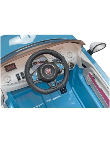 500 electric Car 12V blue WON383529 Globo | Futurartshop.com