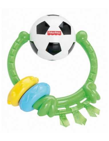 Rattle Teether, soccer ball 2044668958172 Mattel | Futurartshop.com