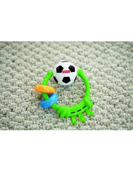 Rattle Teether, soccer ball 2044668958172 Mattel | Futurartshop.com