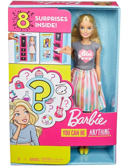Barbie carriera a sorpresa biona MATGFX84 Mattel | Futurartshop.com