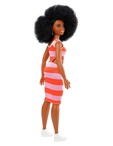 Barbie Fashionistas Dress pink lines and orange MATFBR37/FXL45 Mattel | Futurartshop.com