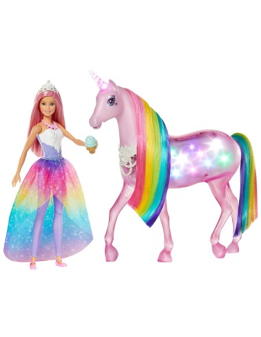 Unicorno magico con barbie principessa MATFXT26 Mattel | Futurartshop.com
