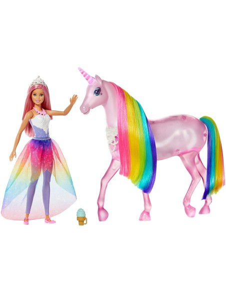 Unicorno magico con barbie principessa MATFXT26 Mattel | Futurartshop.com