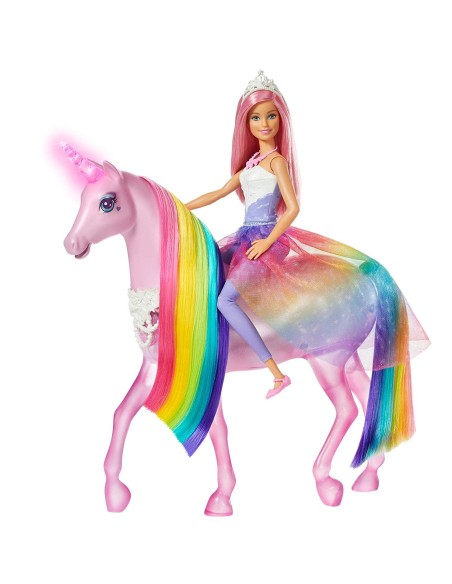 Unicorno magico con barbie principessa MATFXT26 Mattel | Futurartshop.com