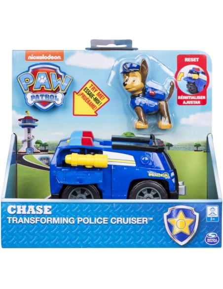 Paw Patrol - Veicolo Chase transforming Police cruiser WON20116034 Spin master | Futurartshop.com