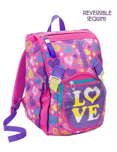 Backpack back Seat Shineheart fuchsia SEV201001994/2 Seven | Futurartshop.com