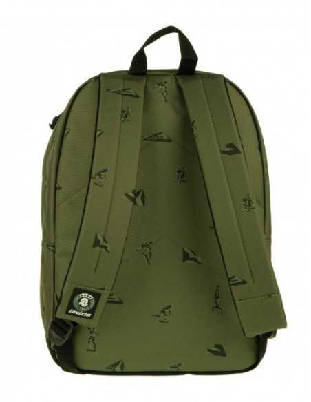 Backpack Perky pack military green 206001926/1 Invicta- Futurartshop.com
