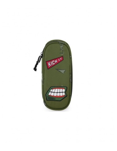 Box lip pencil bag fantasy green military SEV306021910/4 Invicta | Futurartshop.com