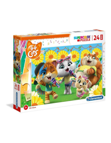 44 Gatti - Puzzle maxi 24 pezzi CLE28500 Clementoni | Futurartshop.com