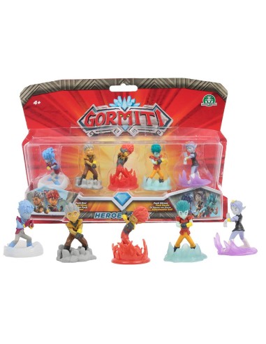 Gormiti - Confezione 5 personaggi heroes GIOGRM04000 Giochi Preziosi | Futurartshop.com