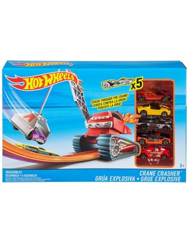 Hot Wheels - Track Crane Crasher TOYFFF62 Mattel | Futurartshop.com