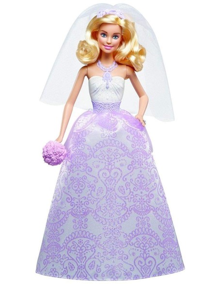 Barbie - Set romantic Wedding with 4 dolls TOYDJR88 Mattel | Futurartshop.com