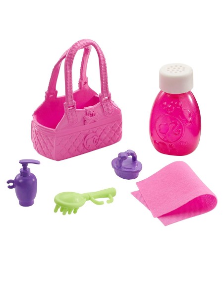 Barbie set with 3 puppies in a bath tub and accessories TOYGDJ37 Mattel | Futurartshop.com