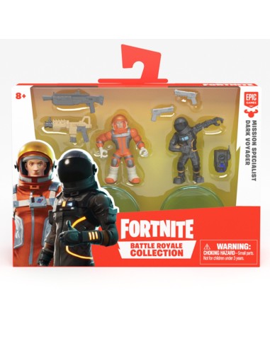 Fortnite confezione 2 personaggi mission specialist e dark voyager GIOFRT13100/2 Giochi Preziosi | Futurartshop.com