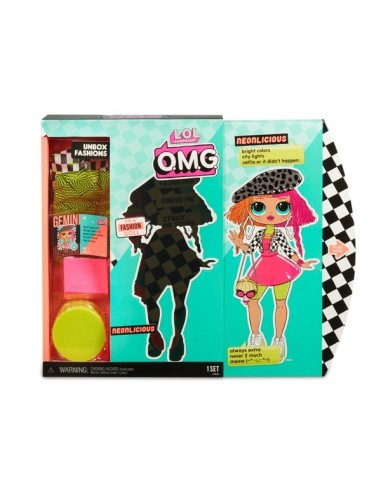 LoL Surprise OMG - Bambola Top Secret Neonlicious GIOLLU95000/2 Giochi Preziosi | Futurartshop.com