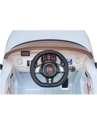 Fiat 500 electric 12V white WON383499 Globo | Futurartshop.com