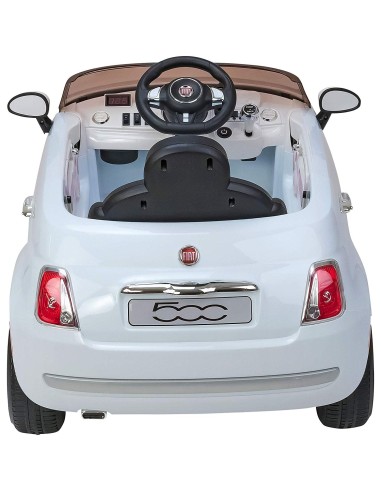 Fiat 500 elettrica 12V bianca WON383499 Globo | Futurartshop.com