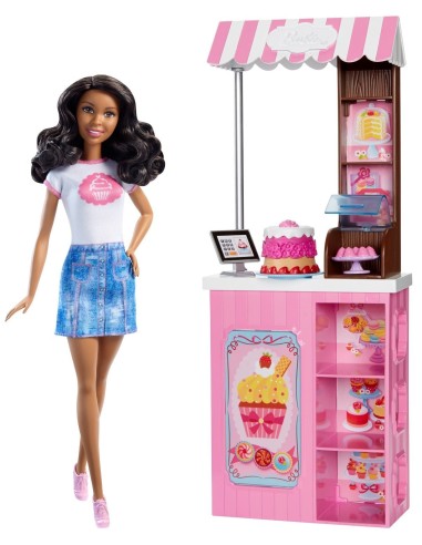 Barbie pasticciera bruna TOYDMM43 Mattel | Futurartshop.com