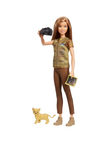 Barbie Bambola National Geographic Fotografa MATGDM44/GDM46 Mattel | Futurartshop.com