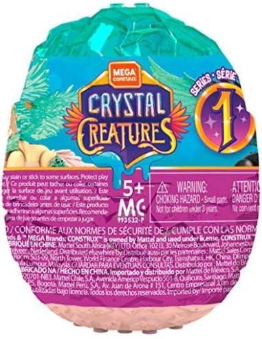 Mega Crystal Creatures Eggs slime series 1 MATGLK07 Mattel | Futurartshop.com