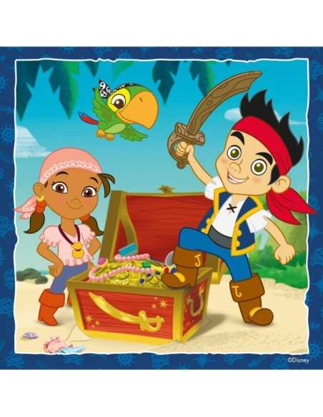Puzzle 3x49 pz, Jake E I Pirati RAV09337 3 Ravensburger | Futurartshop.com