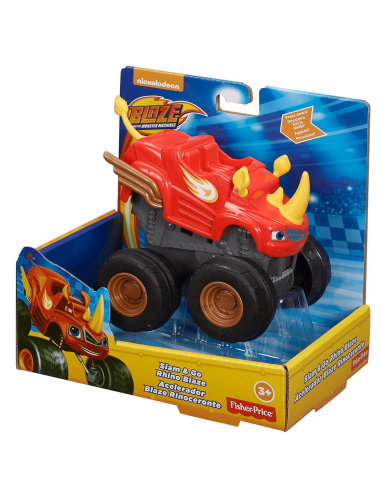 Blaze Crushes and darting the Rhino blaze TOYCGK22/FHV04 Mattel | Futurartshop.com