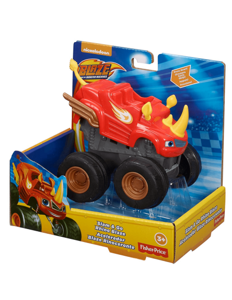 Blaze Schiaccia e sfreccia Rhino blaze TOYCGK22/FHV04 Mattel | Futurartshop.com