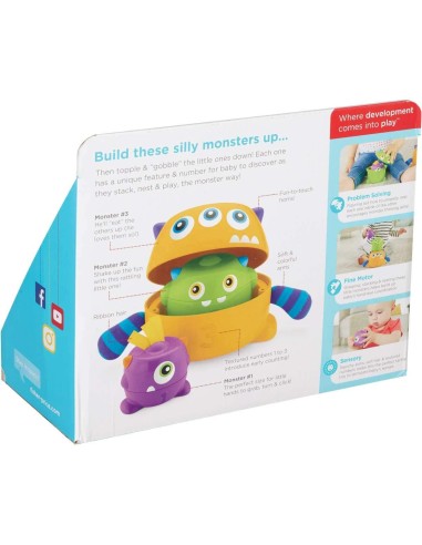 Fisher Price Mostriciattoli Impilabili TOYFNV36 Mattel | Futurartshop.com