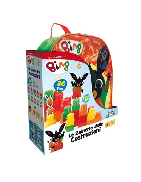 Bing Zainetto costruzioni baby verde LIS76864 Lisciani | Futurartshop.com