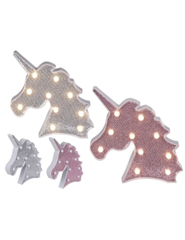 The head Unicorn glitter with LED GIO57/6121 Out of The Blue | Futurartshop.com