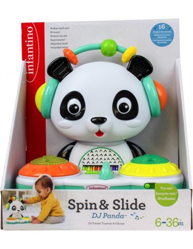 Infantino - DJ Panda scorri e gira GIOPOS190061 Giochi Preziosi | Futurartshop.com