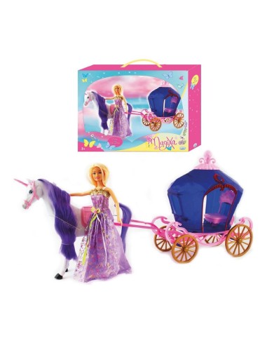 Magixa Bambola con unicorno e carrozza ODS44779 Ods | Futurartshop.com