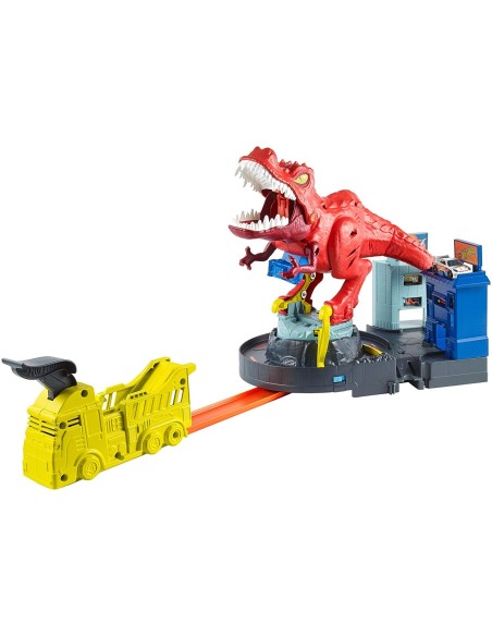 Hot Wheels City PlaySet con Lanciatore assalto del T-Rex GIOGFH88 Mattel | Futurartshop.com