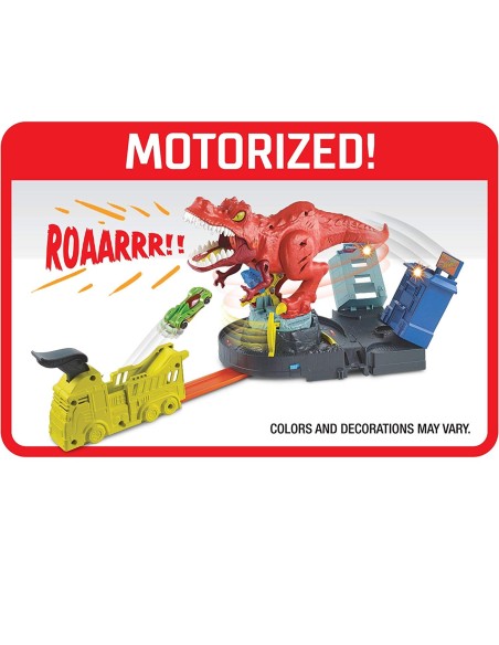 Hot Wheels City PlaySet con Lanciatore assalto del T-Rex GIOGFH88 Mattel | Futurartshop.com