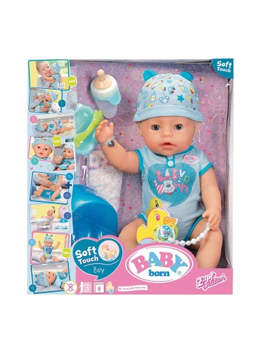 Baby Born - Bambolotto soft touch Boy GIOBBY01000 Giochi Preziosi | Futurartshop.com