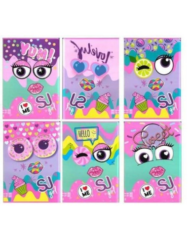 Quadernone staff Q sj smiley girl SEV5C2001913Q Seven | Futurartshop.com