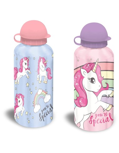Water bottle in aluminium unicorn 500 ml DEGKL10023 Coriex | Futurartshop.com