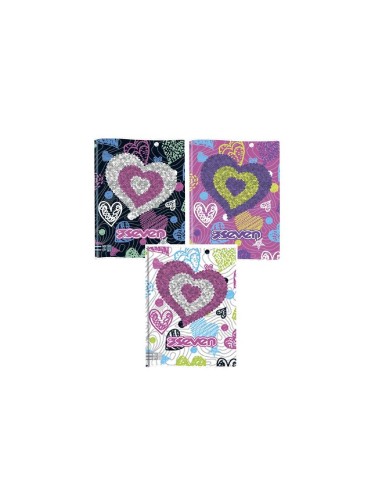 Quadernone staff 5M shineheart SEV5010019405M Seven | Futurartshop.com