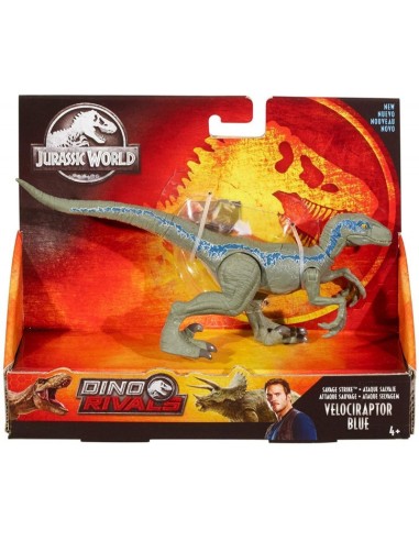 Jurassic World Velociraptor blue attacco selvaggio con artigli MATGCR54/GFG67 Mattel | Futurartshop.com