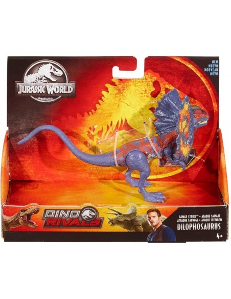 Jurassic World dino rivals Dilophosaurus attack wild MATGCR54/GFG69 Mattel | Futurartshop.com