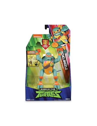 Ninja Turtles Personaggio Deluxe attack Michelangelo GIOTUAB2511/2 Giochi Preziosi | Futurartshop.com
