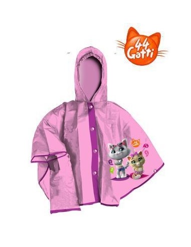 44 Cats - 7-8 Years waterproof rain jacket Milady and Pilou CORT00192-7/8A Coriex | Futurartshop.com