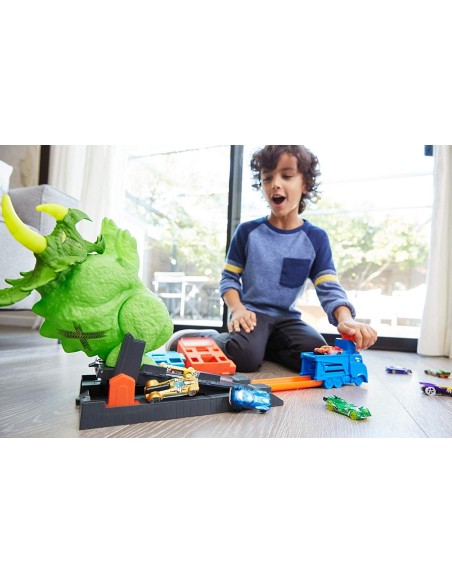 Hot Wheels City Track attack triceratops MATGBF97 Mattel | Futurartshop.com