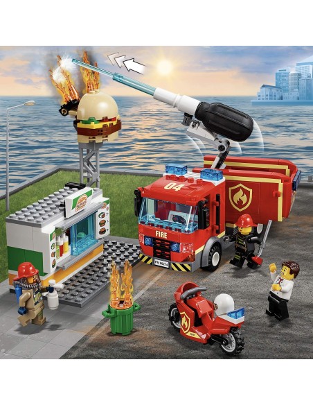 Lego 60214 Fire at the burger bar LEG6251387 Lego | Futurartshop.com
