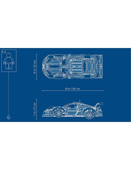 Lego 42096 Porsche 911 RSR LEG6251550 Lego | Futurartshop.com