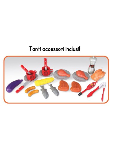 Masterchef Barbecue con accessori TOY90009 Toys Garden | Futurartshop.com