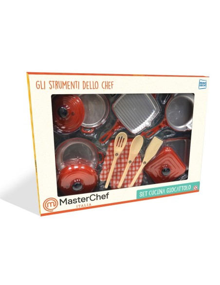Masterchef Cooking Set pots and pans with accessories TOY90005 Toys Garden | Futurartshop.com