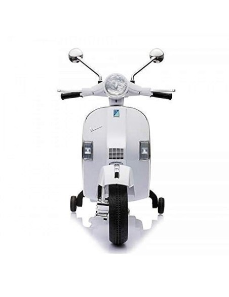 Vespa elettrica PX150 bianca 12V WONLT887/BIANCO Linea Paggio | Futurartshop.com