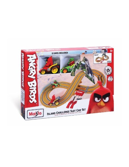 Angry Birds - Track island challenge slot car set GOL82505 Goliath | Futurartshop.com